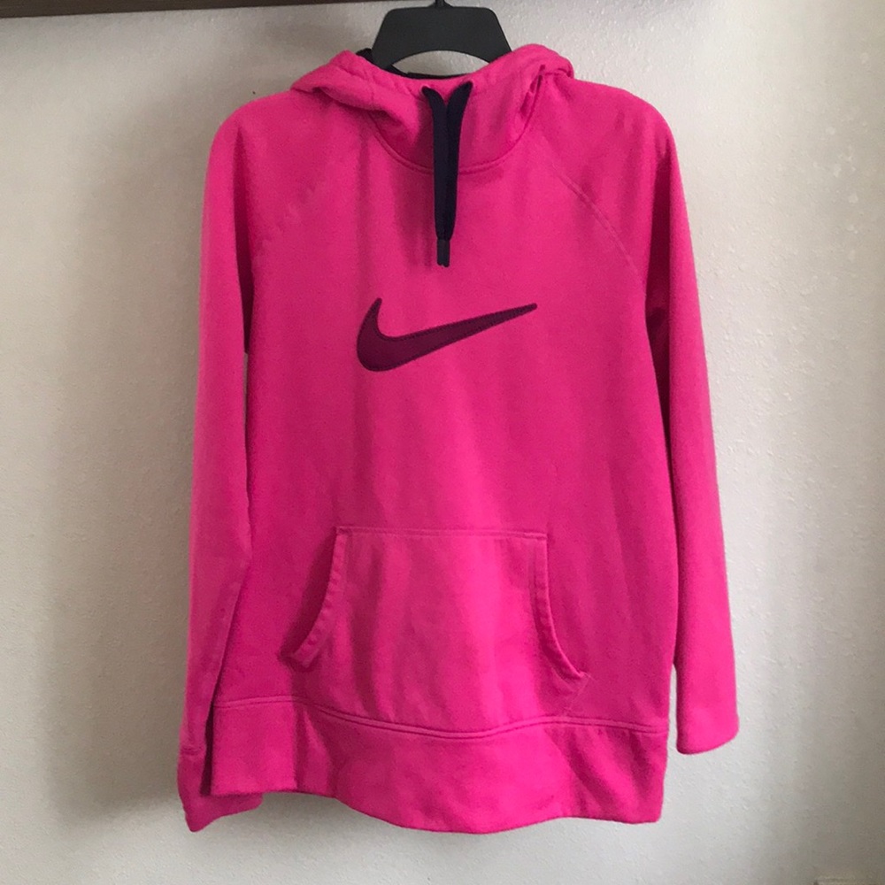 Pink Nike sweatshirt